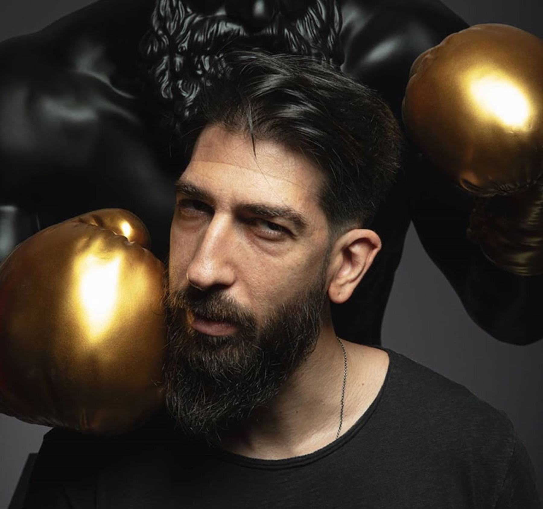 Portrait of Emre Yusufi at Art.M Luxembourg