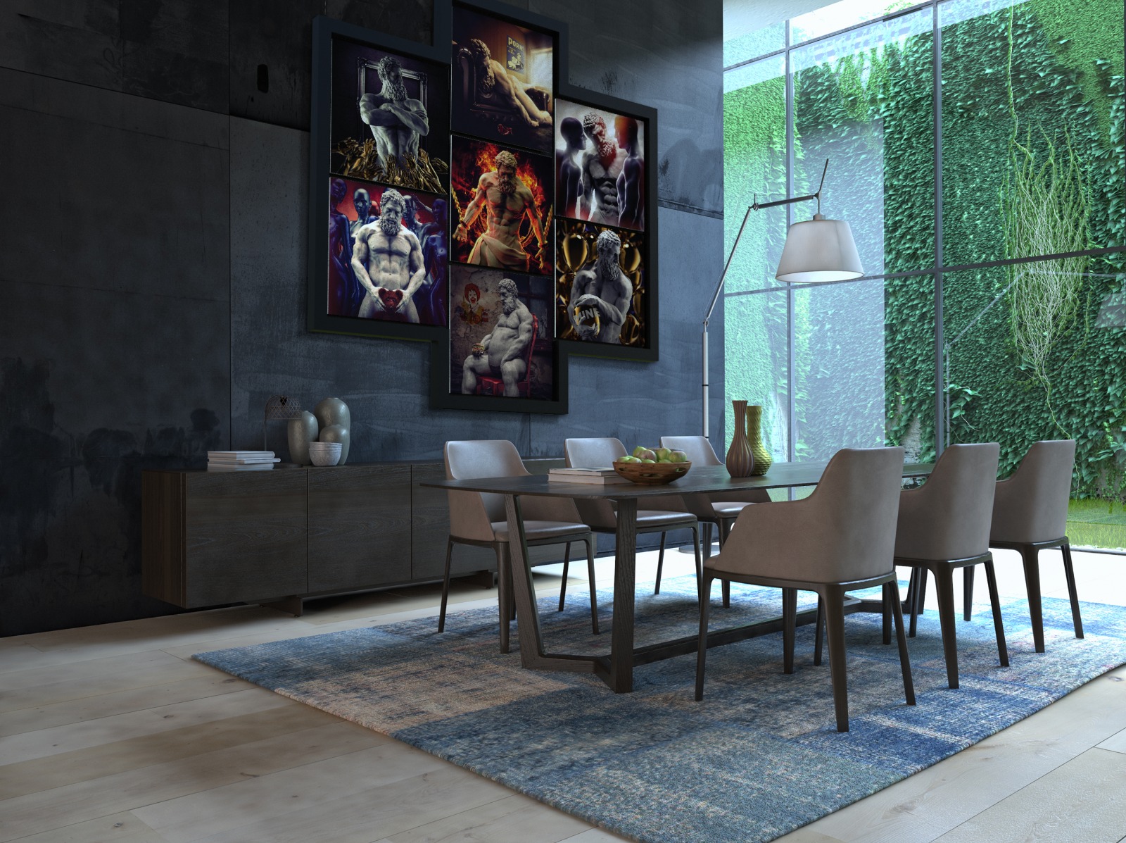 7 Sins - Bundle by Emre Yusufi, wall work, presented by Art.M Luxembourg