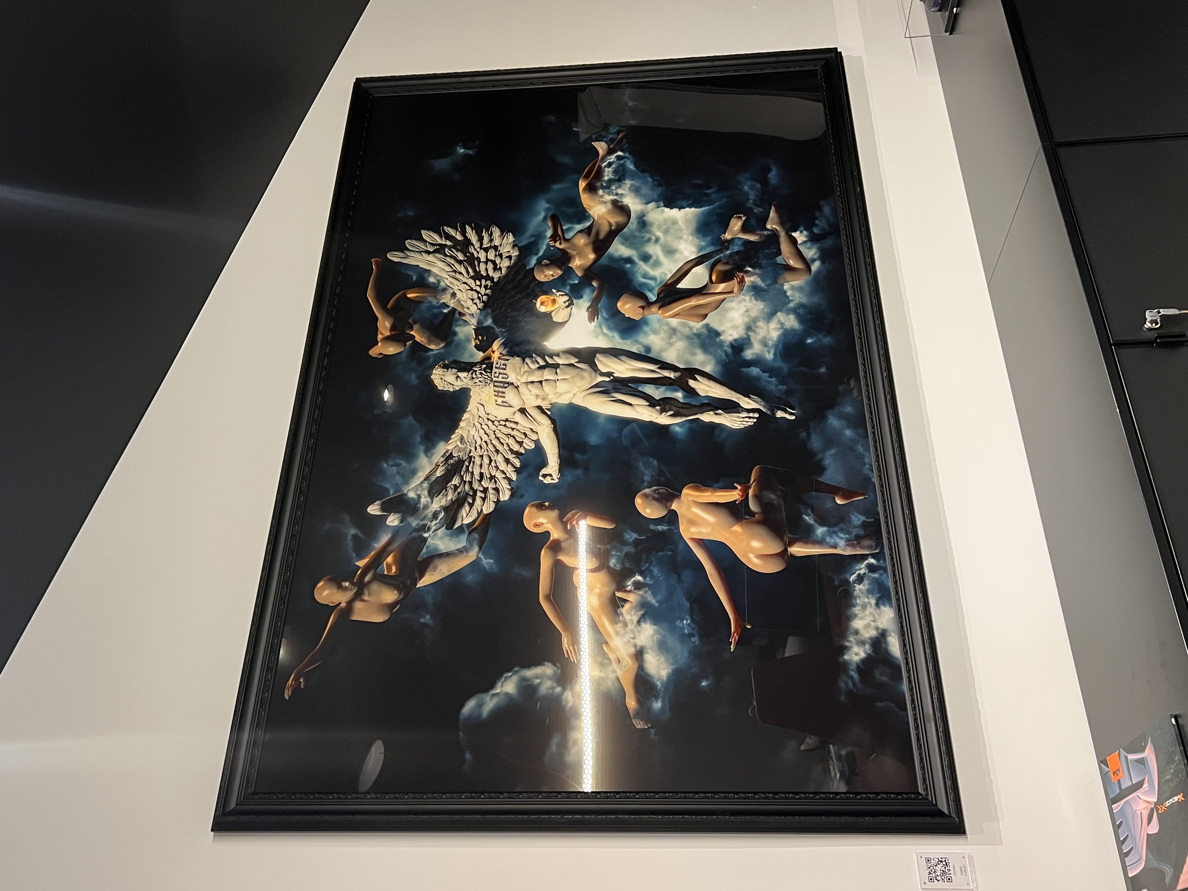 Chosen by Emre Yusufi, wall work, presented by Art.M Luxembourg